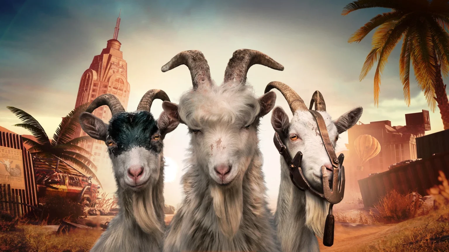 Goat Simulator 3: Baadlands turns San Angora into a harsher wasteland