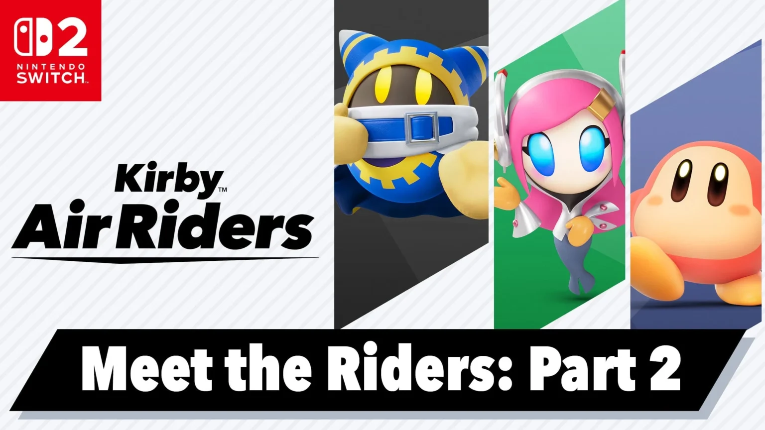 Kirby Air Riders on Switch 2: second wave of competitors detailed