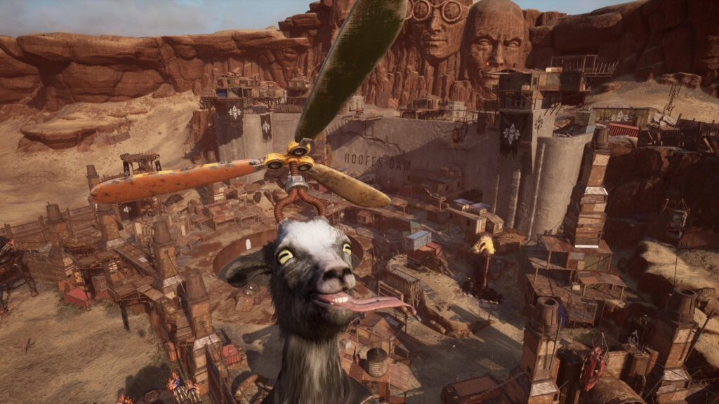 Goat Simulator 3: Baadlands turns San Angora into a harsher wasteland