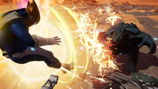 GigaBash DLC features Gamera and Guiron battling in a vibrant kaiju arena, celebrating Gamera’s 60th anniversary.