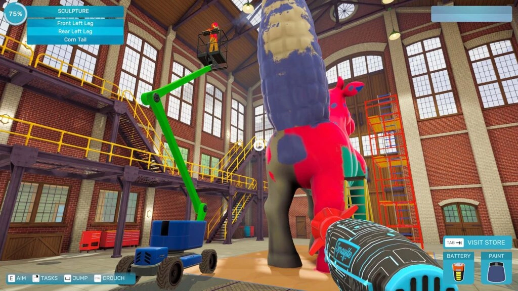 Spray Paint Simulator gets a polish pass: smarter tools, smoother co-op