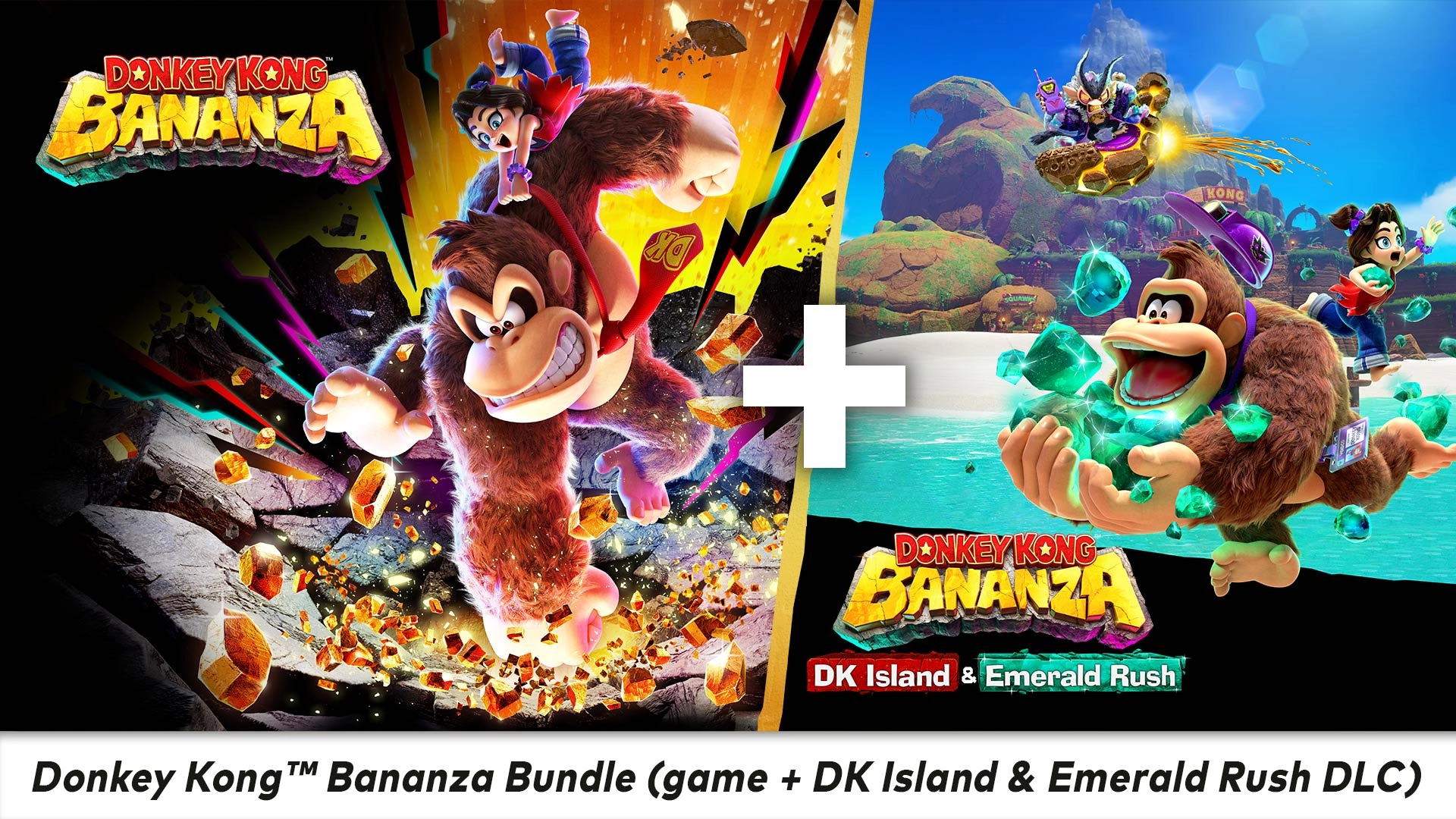 Experience the exclusive Emerald Rush event in Donkey Kong™ Bananza, featuring Lanky and Chunky Kong from Nov. 25 to Dec. 1.
