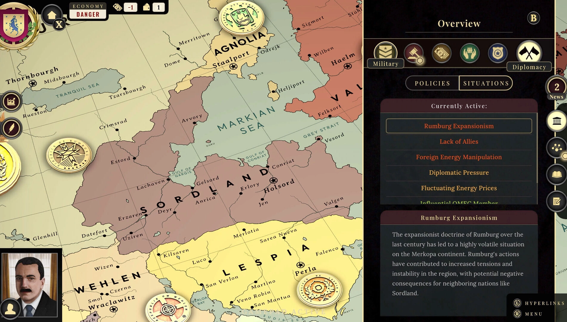 Suzerain arrives on Xbox, joined by the Kingdom of Rizia expansion