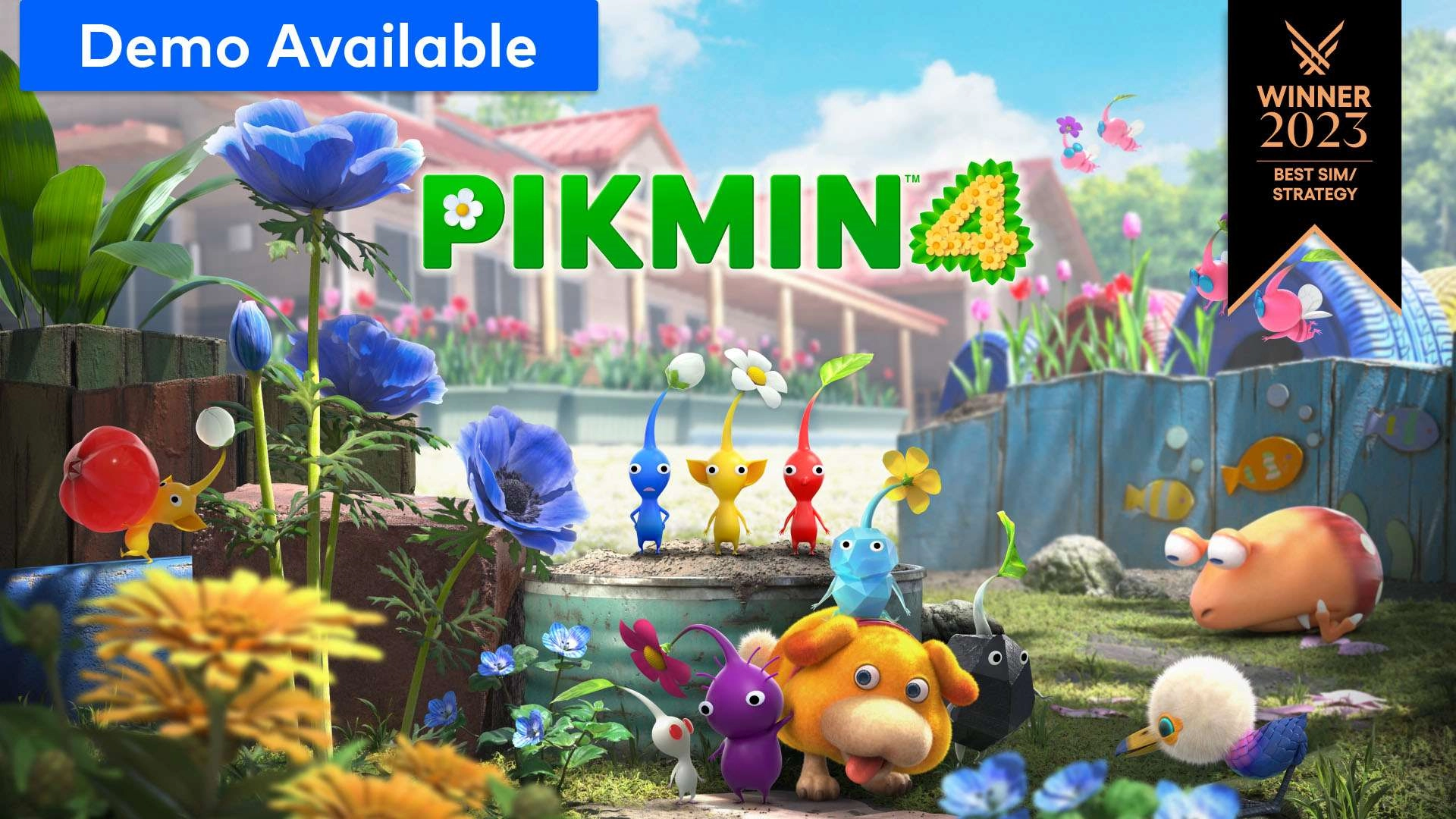 Discover Pikmin 4 with a free demo! Experience colorful gameplay and charming characters on Nintendo Switch 2.