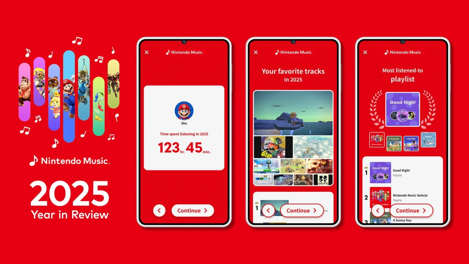 Your Nintendo Music 2025 recap is live – here’s what’s inside