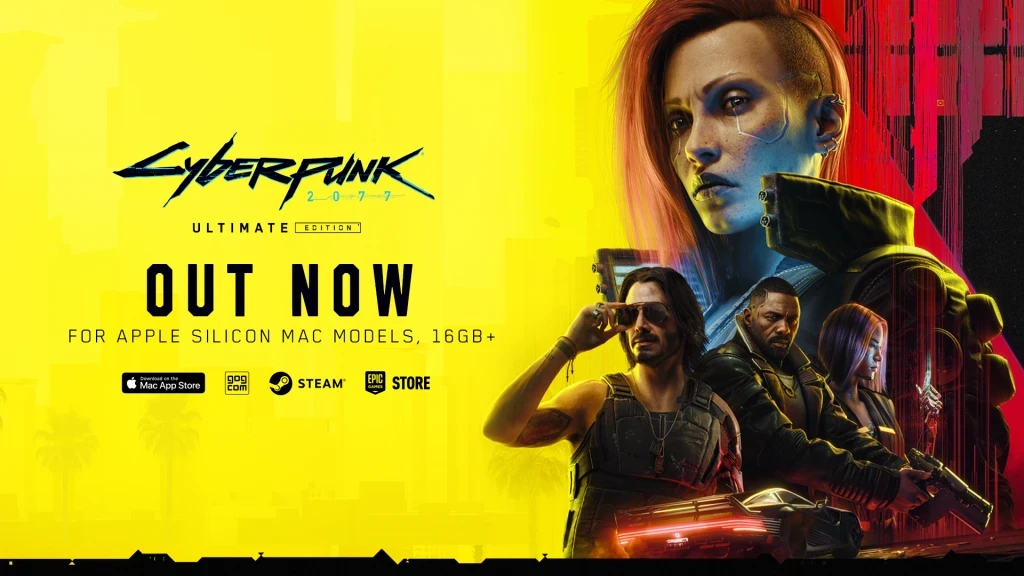 Cyberpunk 2077: Ultimate Edition debuts natively on Mac