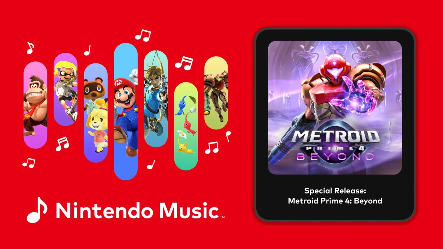 Nintendo adds Metroid Prime 4: Beyond tracks to Nintendo Music