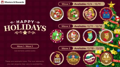 Holiday icon elements hit Nintendo Switch Online in timed waves