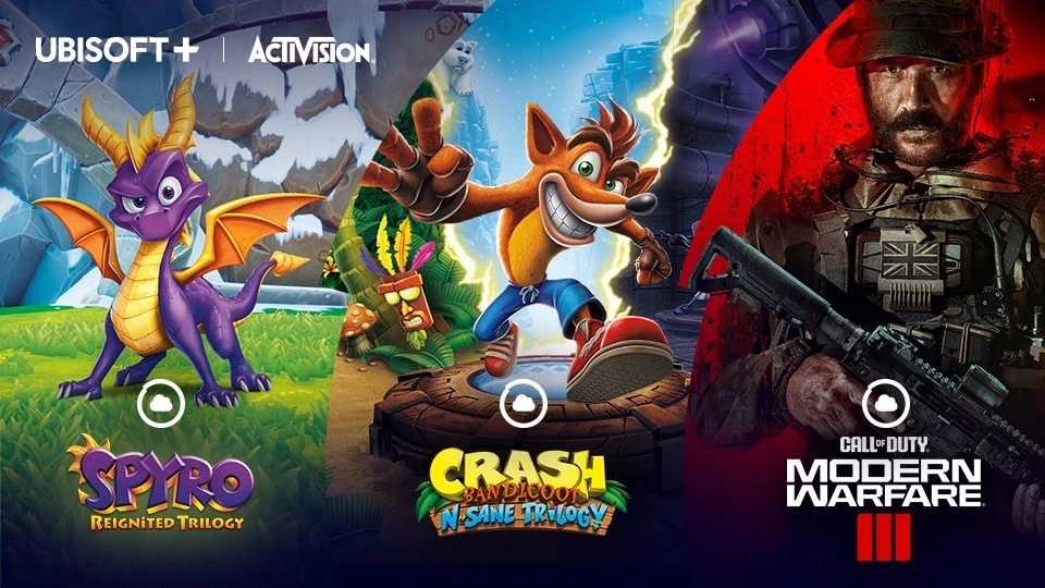 First Activision titles stream on Ubisoft+ Premium via GeForce NOW