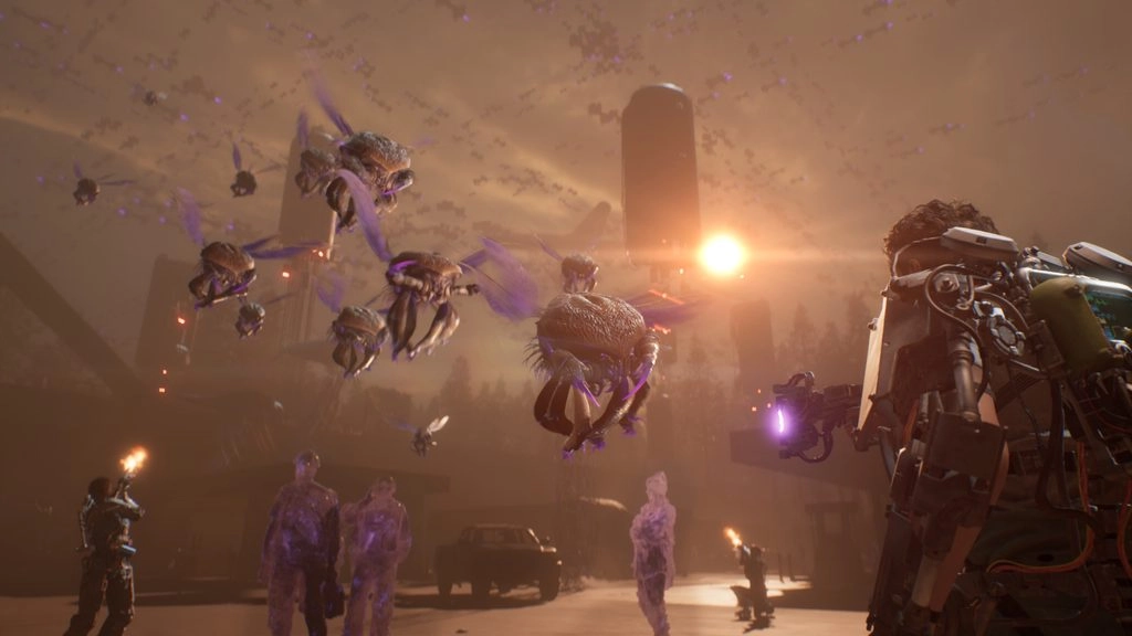 Gameplay teaser for 4:Loop, a co-op sci-fi shooter by Sony and Bad Robot Games, showcasing dynamic environments and challe...