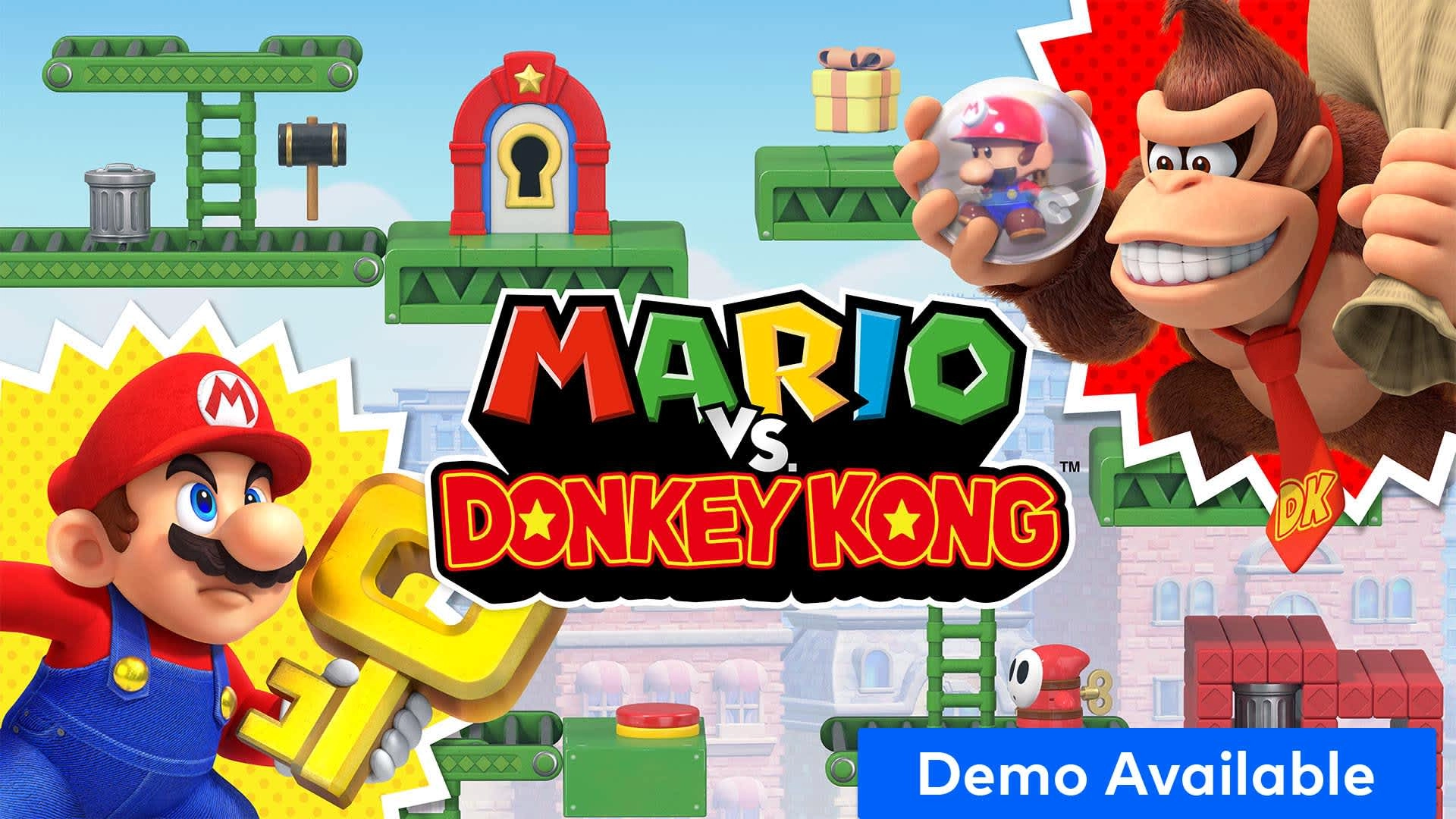 Explore Mario vs. Donkey Kong on Nintendo Switch! Get ready for action with Mario and friends in this classic adventure.