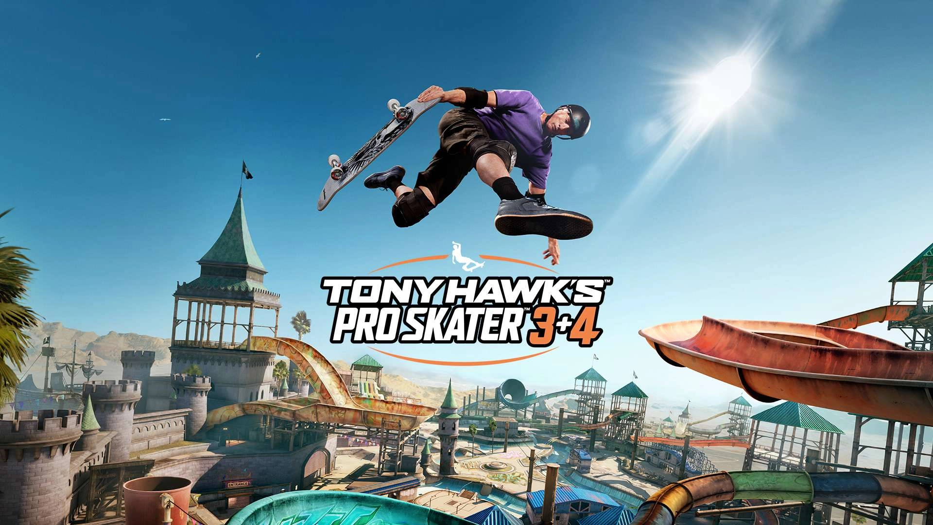 Skater performing a trick in Tony Hawk