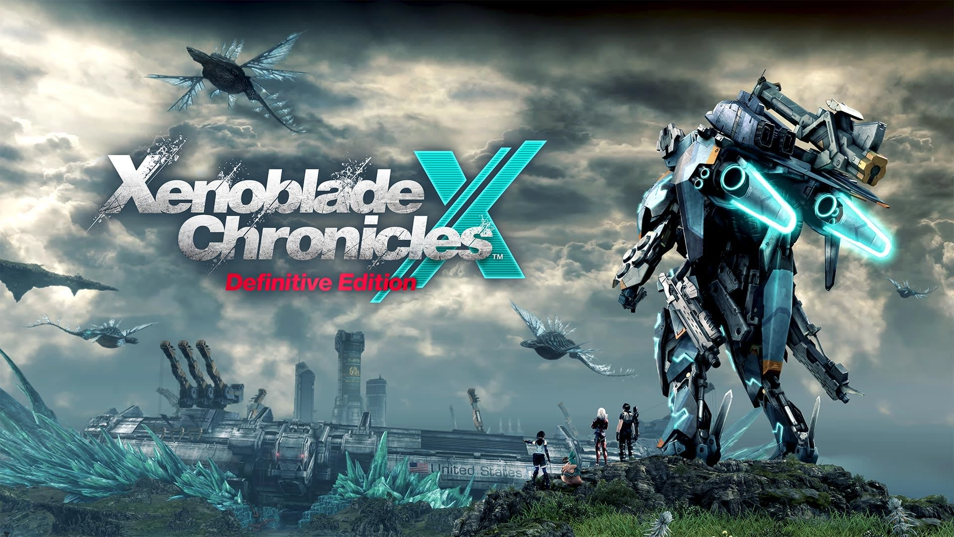 Xenoblade Chronicles X: Definitive Edition cover art featuring a mech and characters in an alien landscape for Nintendo Sw...