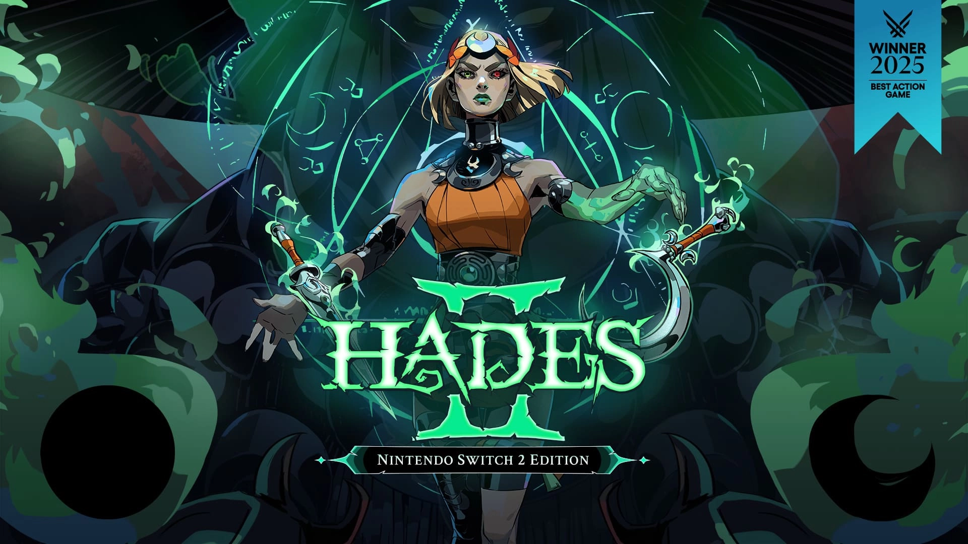 Hades II for Nintendo Switch 2: 2025 Best Action Game winner with compelling visuals and engaging gameplay.