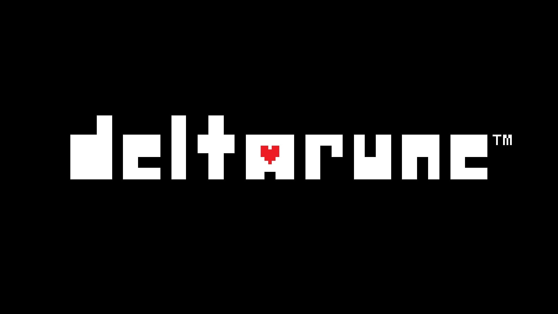 Deltarune logo on a black background, representing popular 2025 Nintendo Switch game releases.