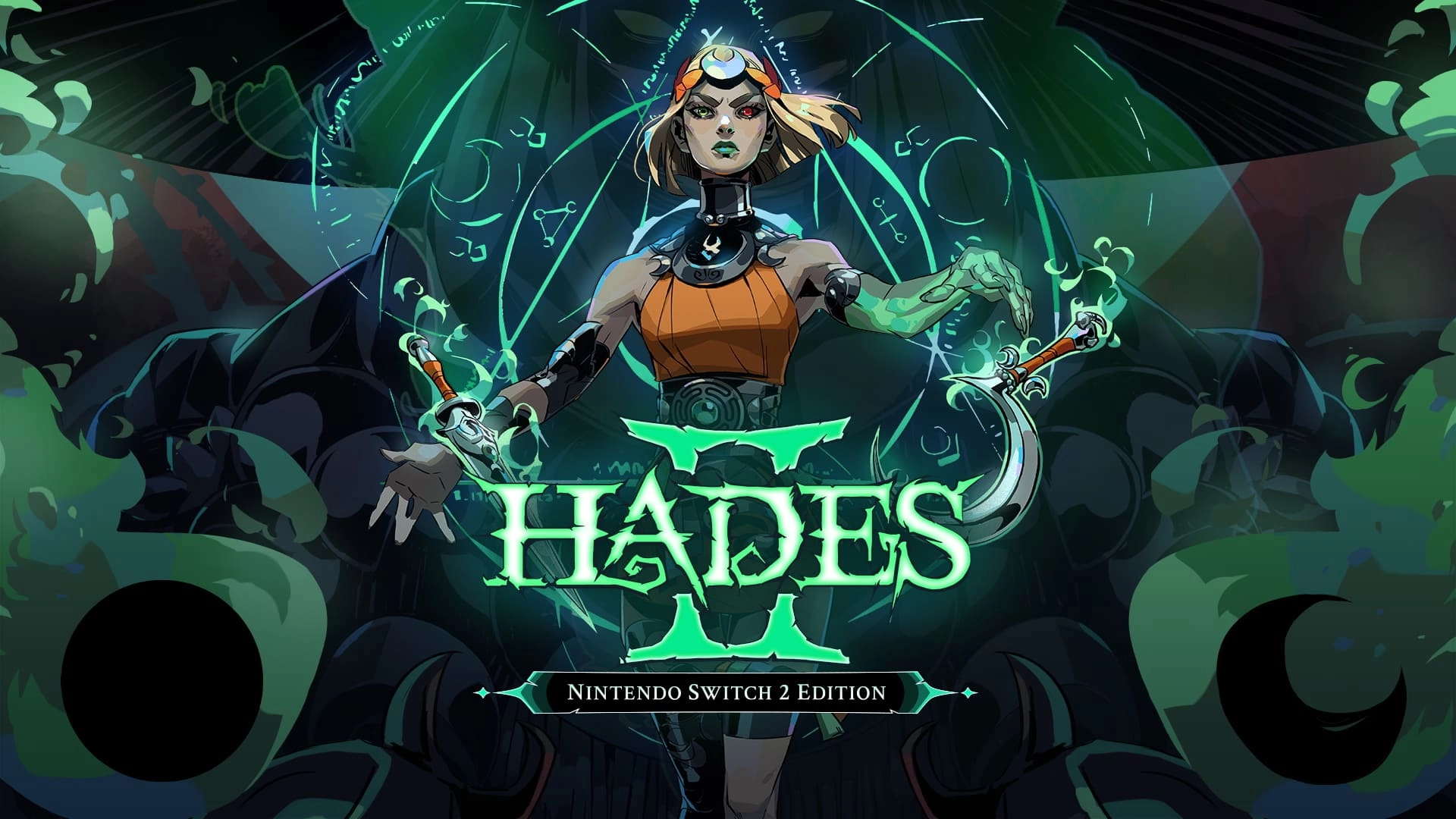 Hades II game cover featuring a powerful character, celebrating its win at The Game Awards 2025 for Best Action Game.