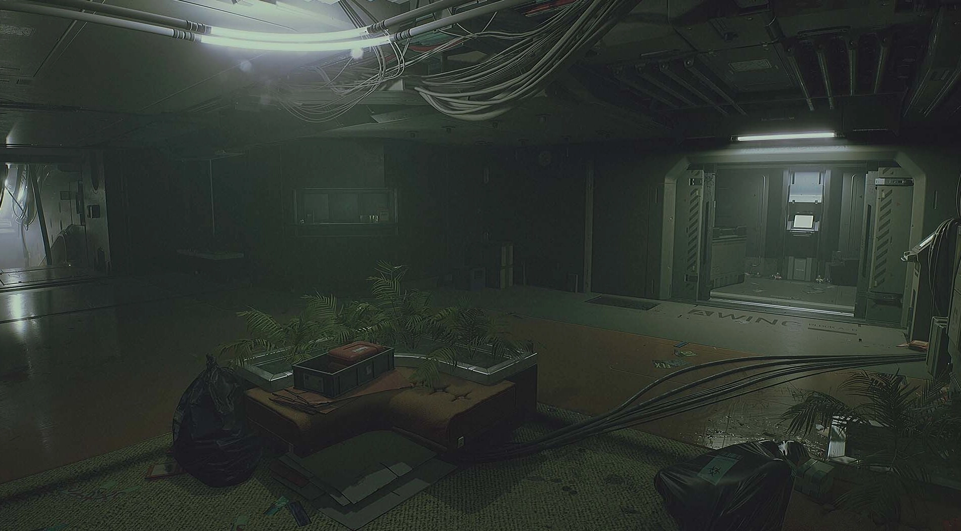 Explore the eerie, immersive interior of Routine