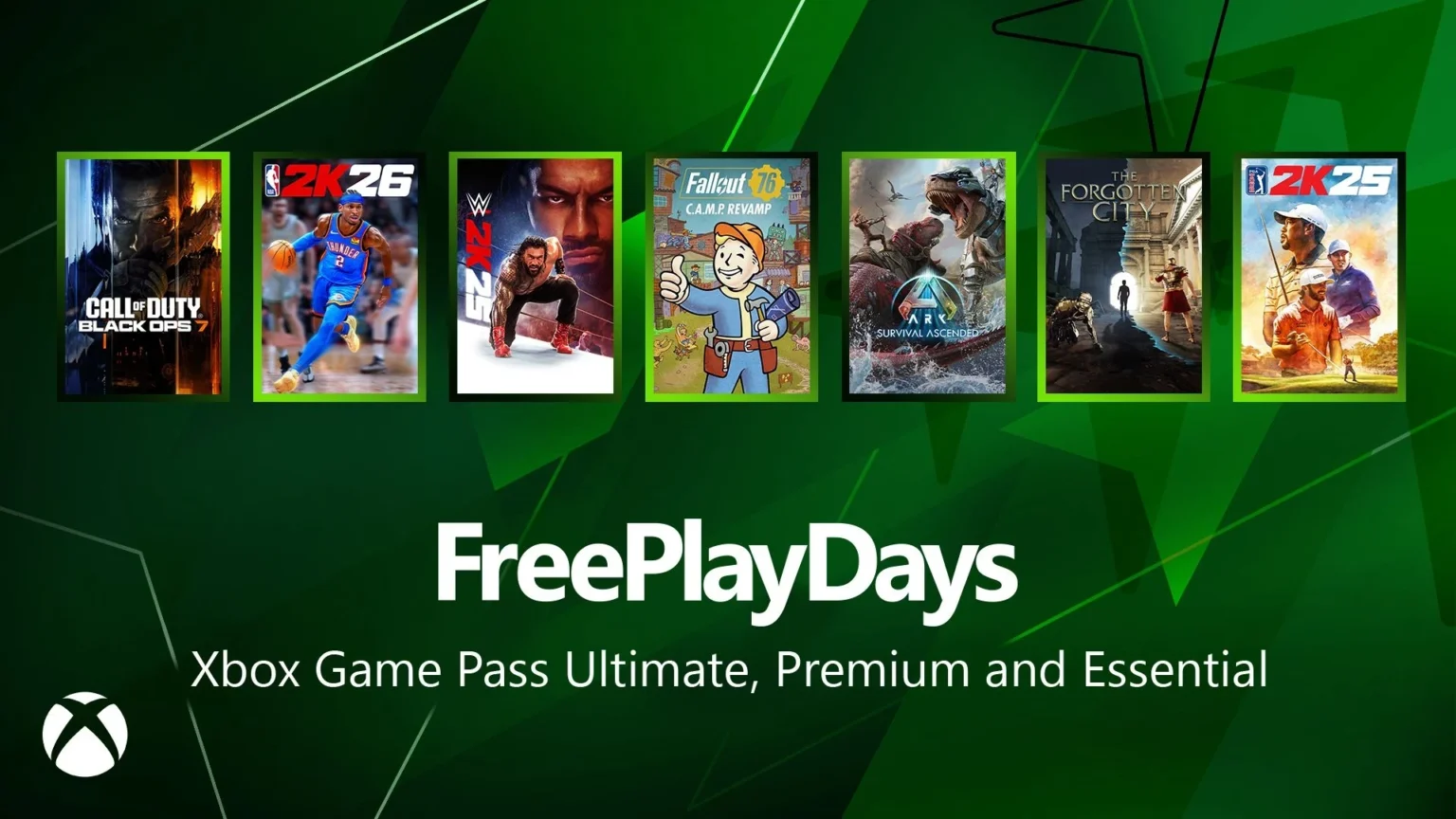 Xbox Free Play Days: sports sims, Ark and Black Ops 7 dated