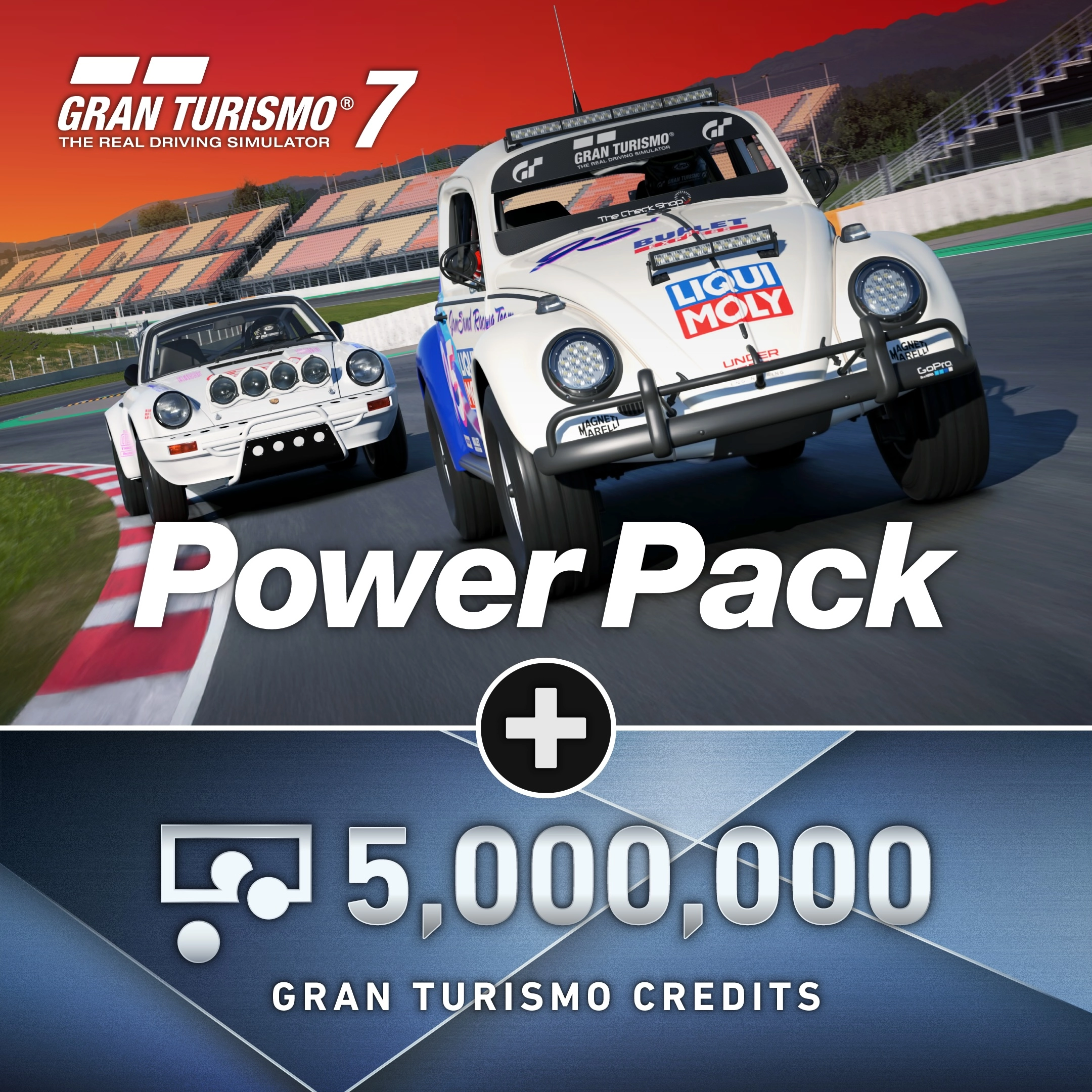 Gran Turismo 7 Power Pack DLC features new cars, races, and 5,000,000 credits for an enhanced racing experience.