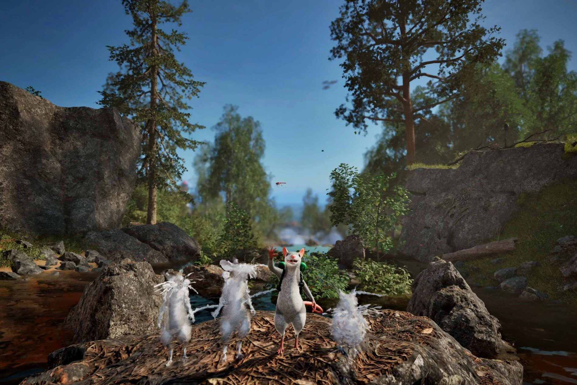 Cozy co-op adventure in Hela: a mouse and Shades explore a magical world inspired by northern Sweden. Launching in 2026.