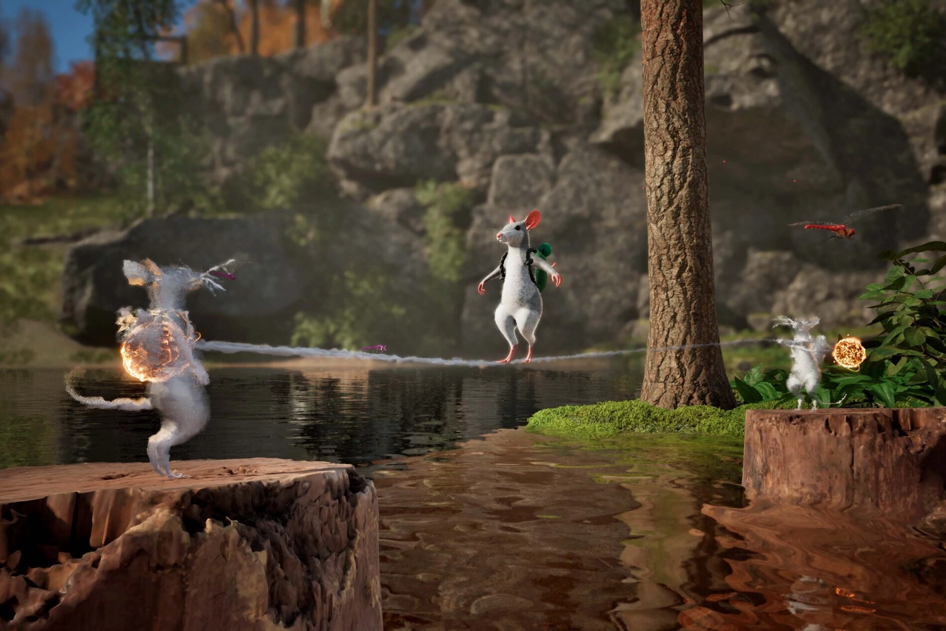 Tiny mice navigate a magical forest, using teamwork and a clever Shade System to solve puzzles in Hela, launching 2026.