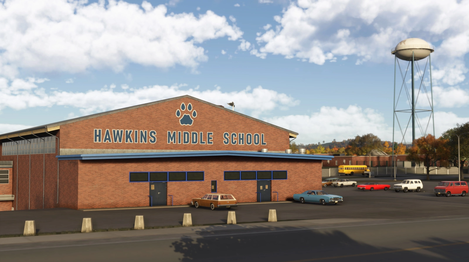 Explore Hawkins Middle School in the Microsoft Flight Simulator 2024: Stranger Things expansion. A thrilling adventure awa...