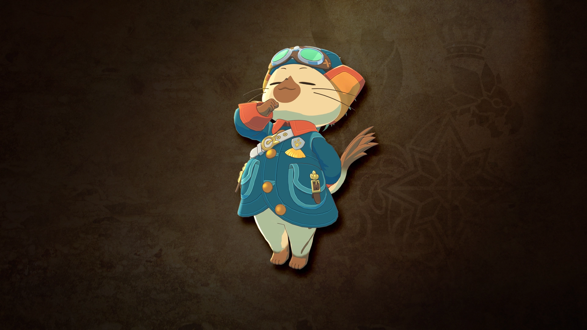 Cute feline character from Monster Hunter, showcasing whimsical design and charm, adds personality to the upcoming RPG.