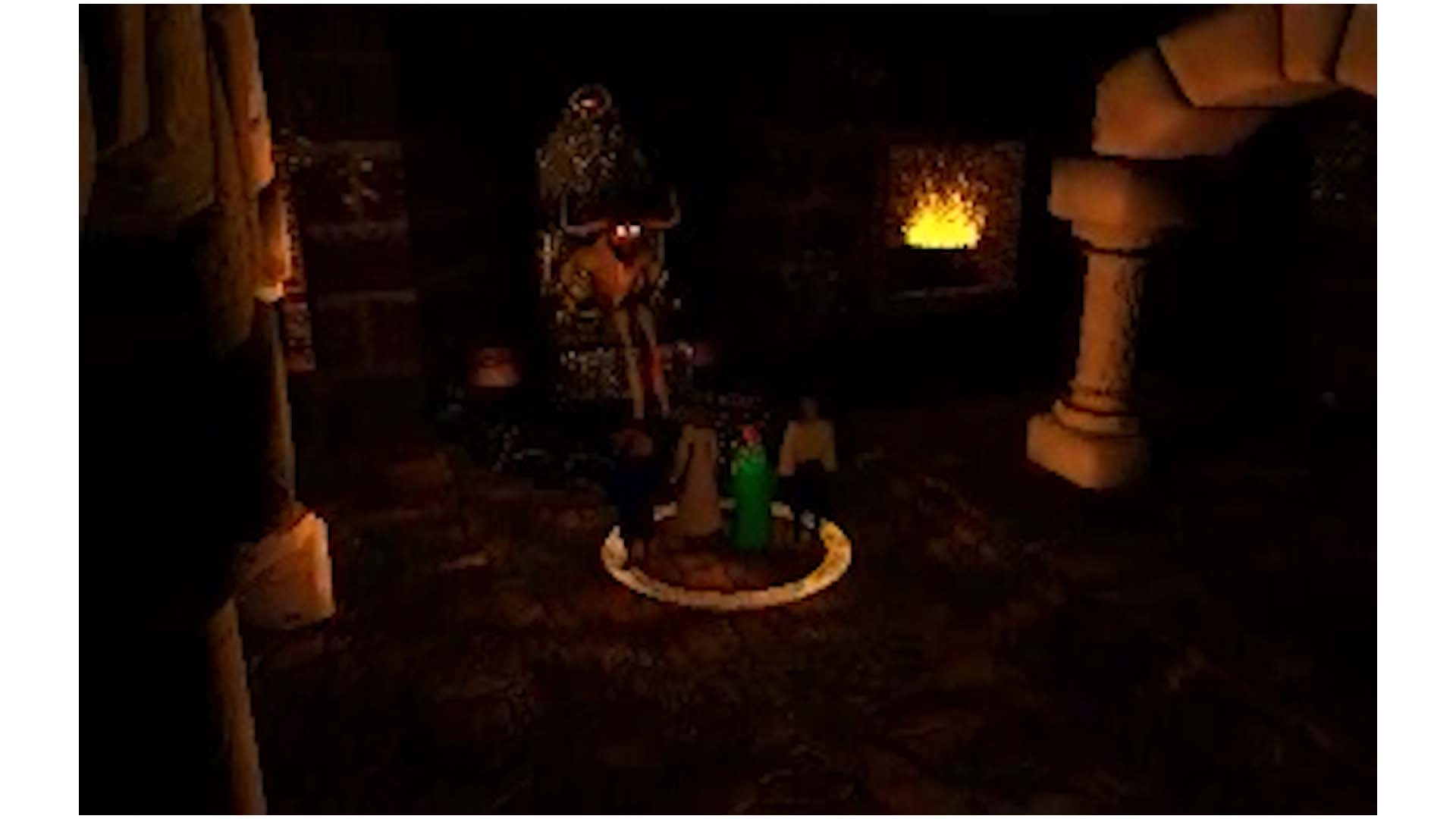 Screenshot of Blood: Refreshed Supply, showcasing the dark atmosphere and detailed environment of the horror FPS remaster.