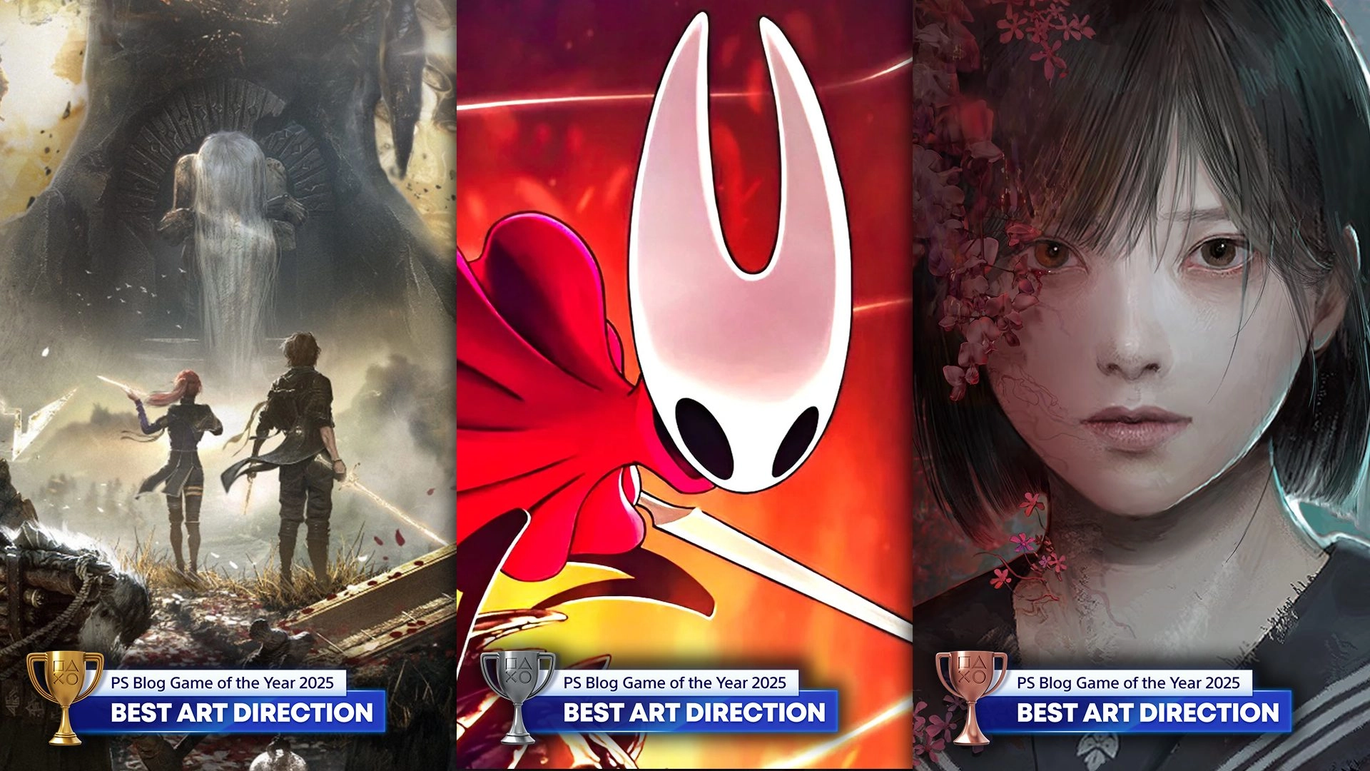 2025 PlayStation Blog Game of the Year nominees showcase stunning art direction across diverse titles and characters.