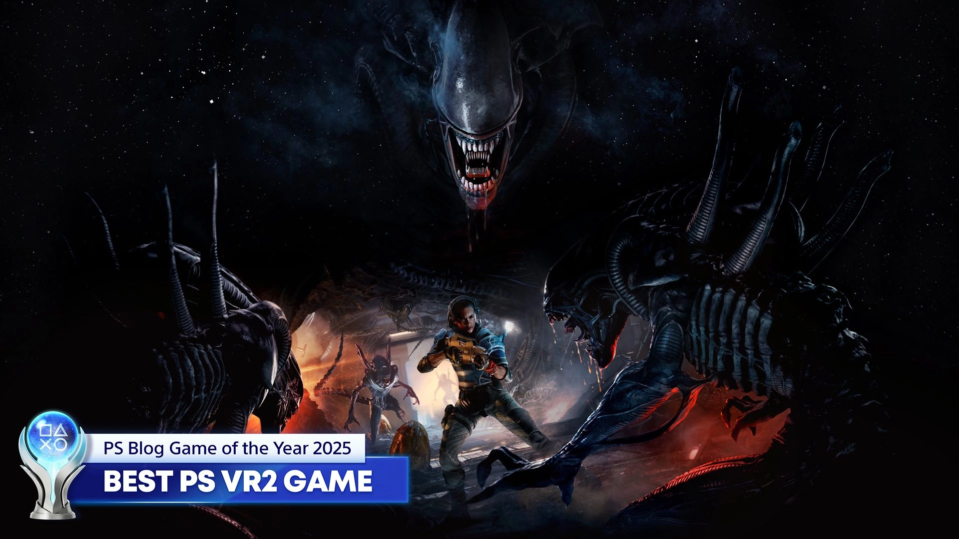 PlayStation Blog Game of the Year 2025: Best PS VR2 Game winner showcased with iconic characters and thrilling art.