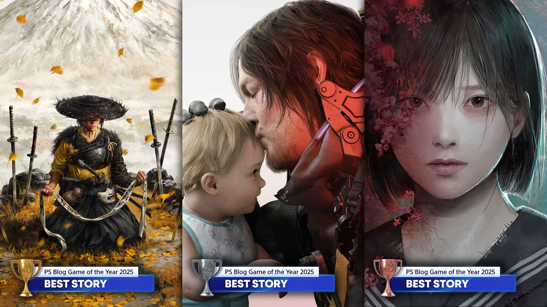2025 PlayStation Blog Game of the Year awards showcase top characters, featuring winners across Best New Character category.