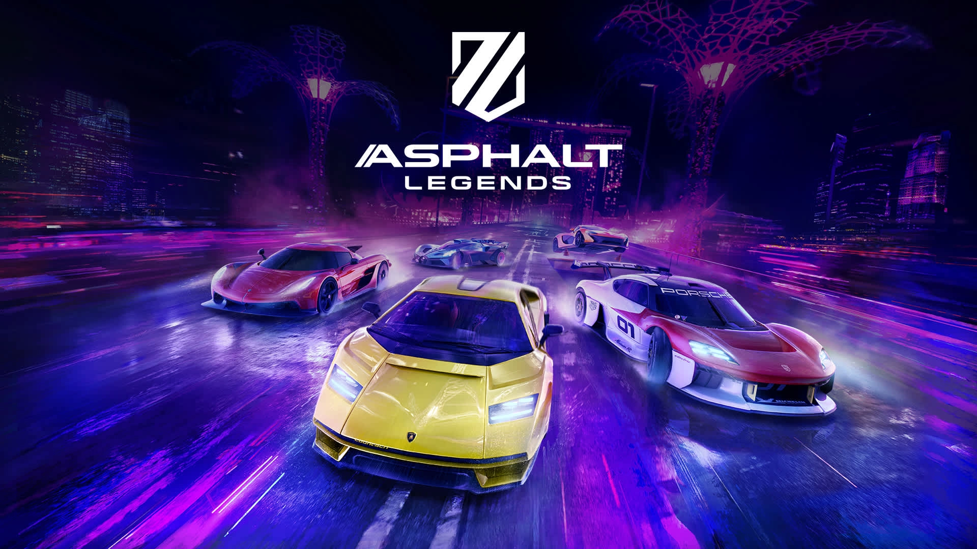 Asphalt Legends gameplay on Nintendo Switch: Exciting free-to-play racing experience featuring sleek cars and vibrant visu...