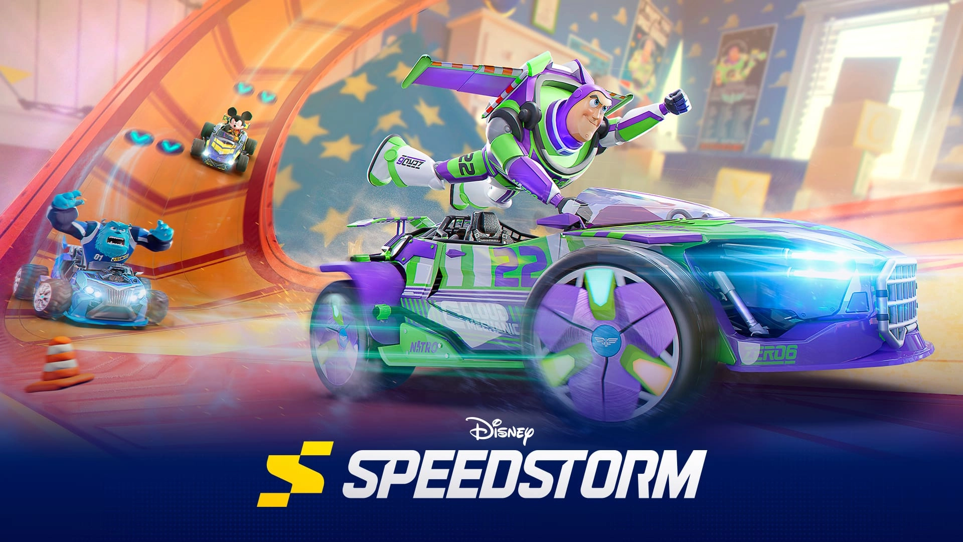 Explore free-to-play games on Nintendo Switch, featuring Disney Speedstorm with Buzz Lightyear in action!