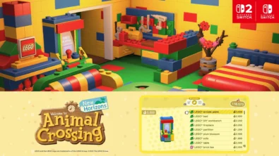 LEGO crossover lands in Animal Crossing: New Horizons this month
