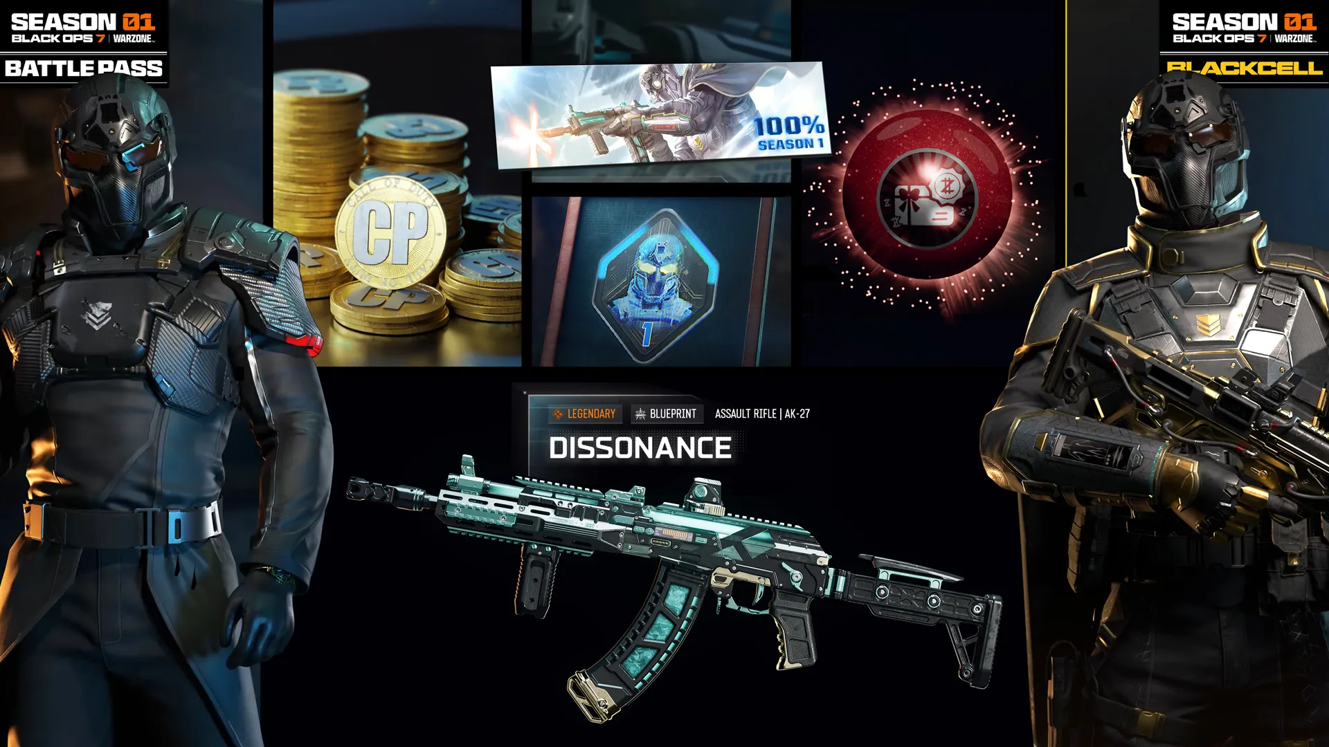 Season 01 Battle Pass for Call of Duty: Black Ops 7 features new operators, weapons, and exclusive rewards.