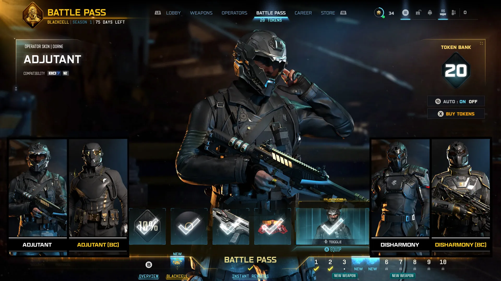 Call of Duty® Season 01 Battle Pass showcases new Operator and rewards, enhancing gameplay with exclusive content.