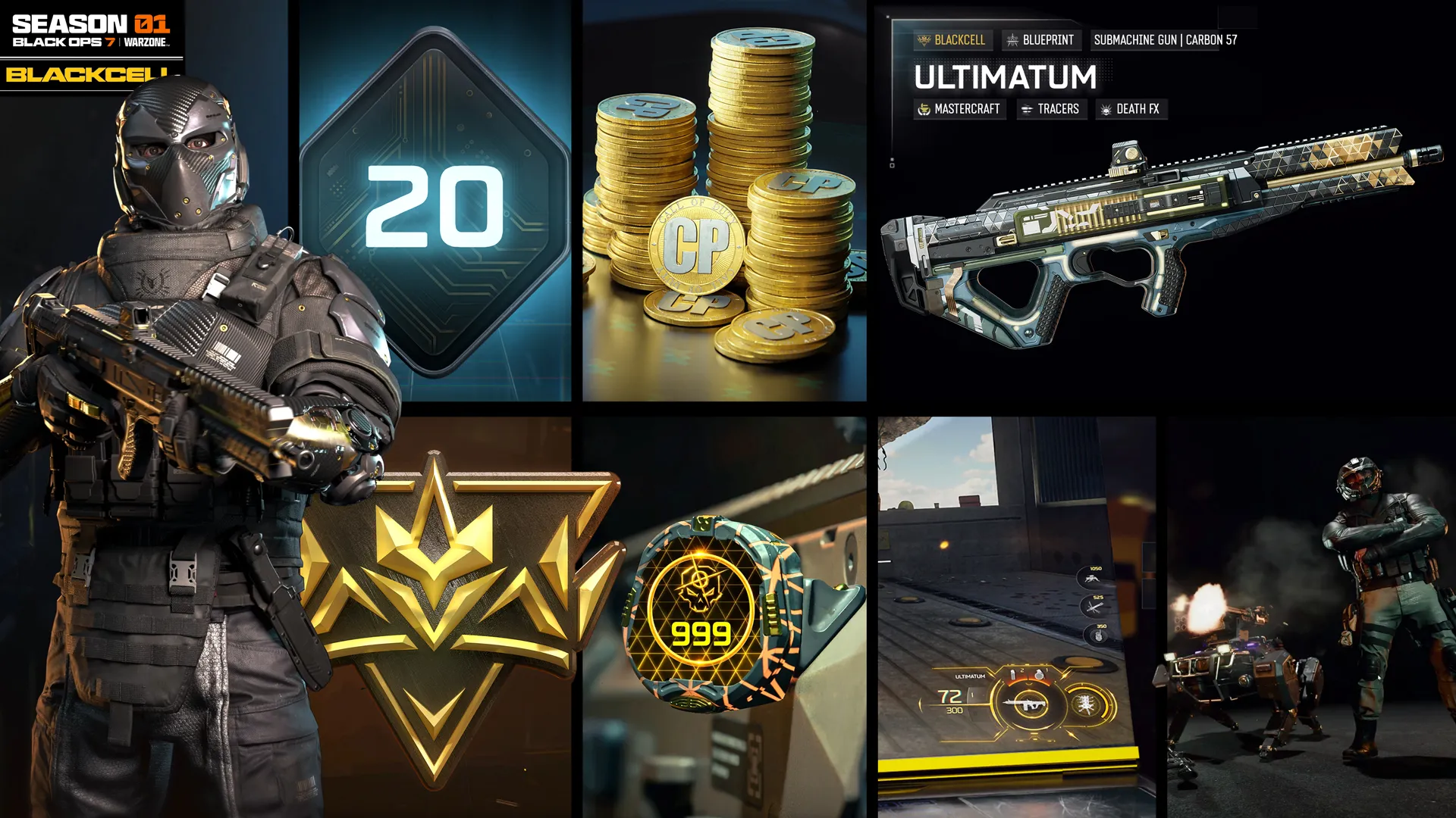 Season 01 Battle Pass for Call of Duty: Black Ops 7 features new rewards, weapons, Operator Skins, and more.