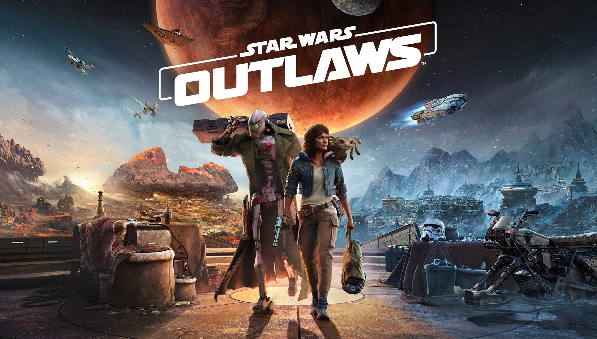 Explore the universe in Star Wars Outlaws, featuring epic adventures and compelling characters against stunning backdrops.
