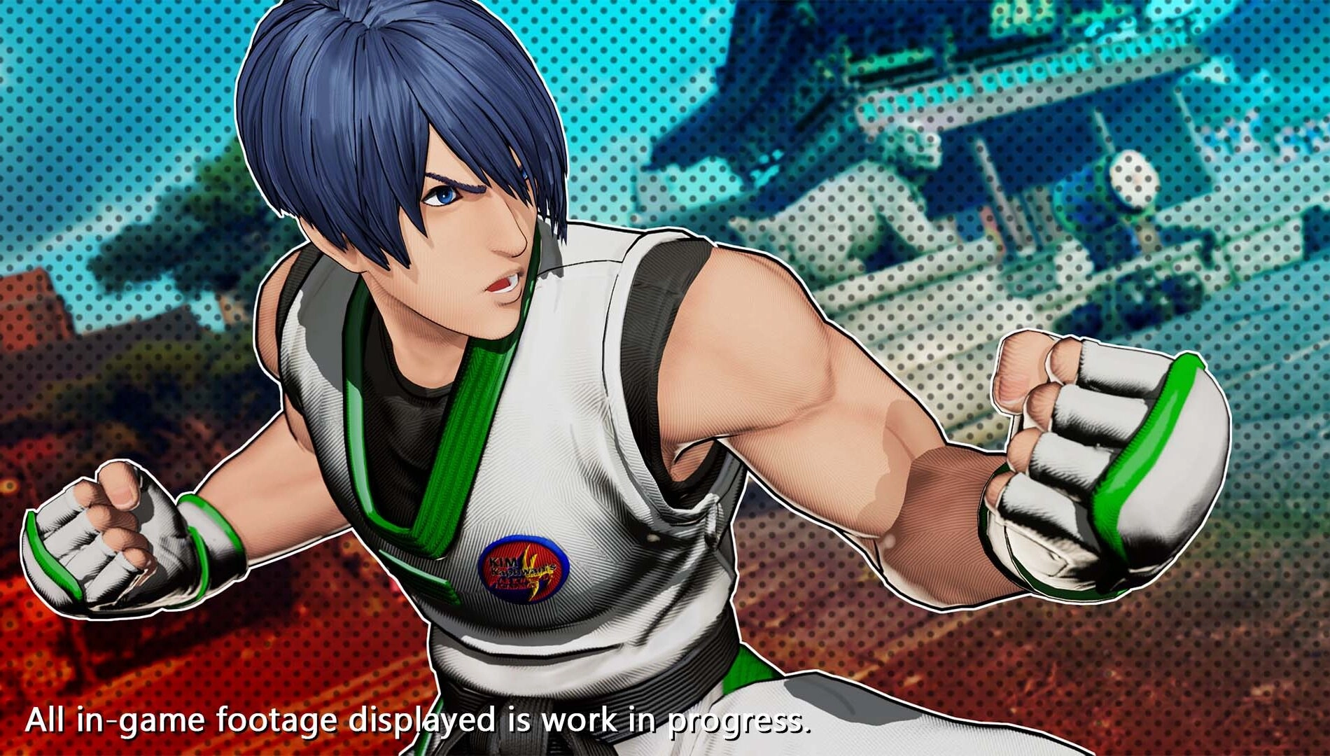 Kim Jae Hoon in fighting stance, ready for action in Fatal Fury: City of the Wolves Season 2