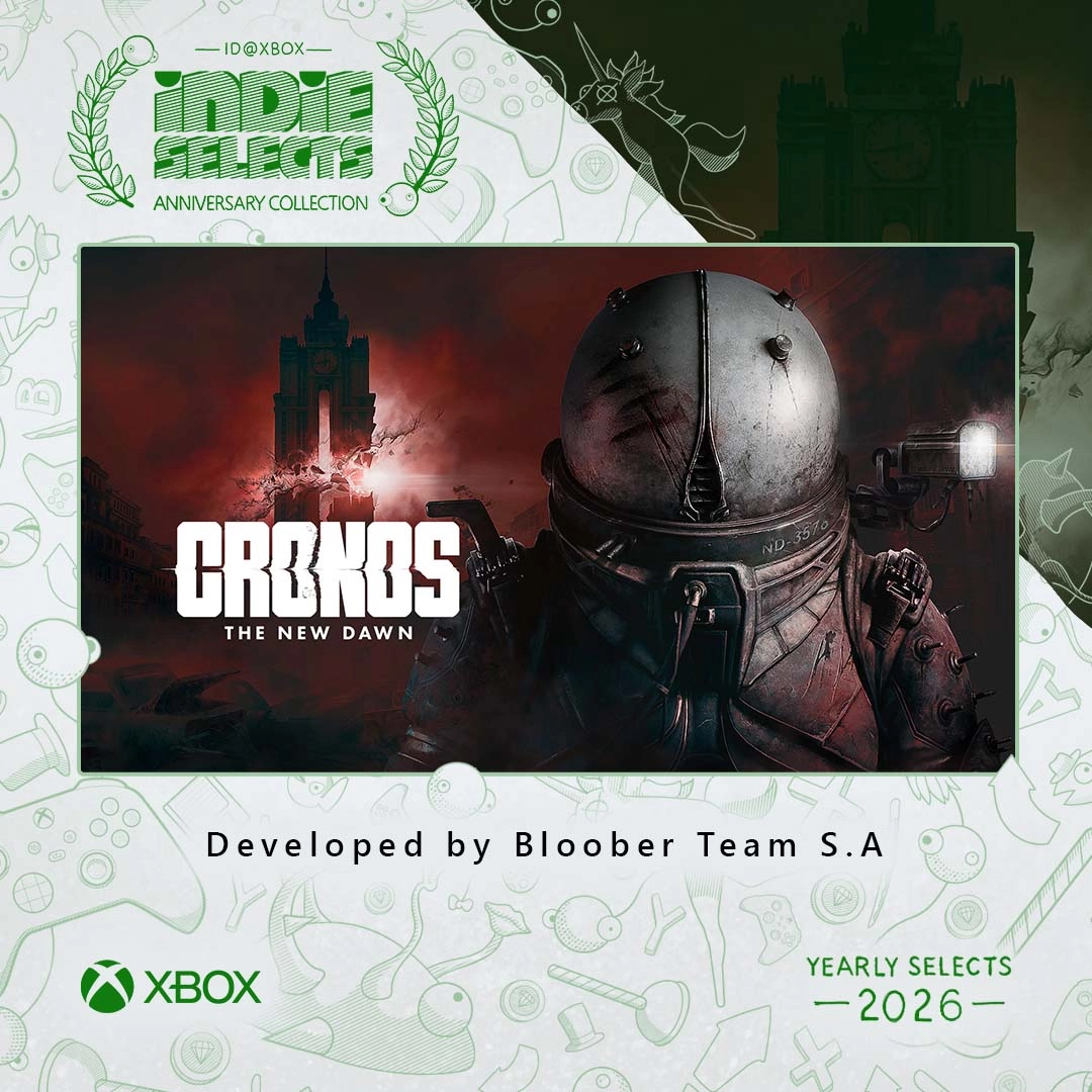 Promotional image for "Cronos: The New Dawn" by Bloober Team S.A., featured in Indie Selects 2026