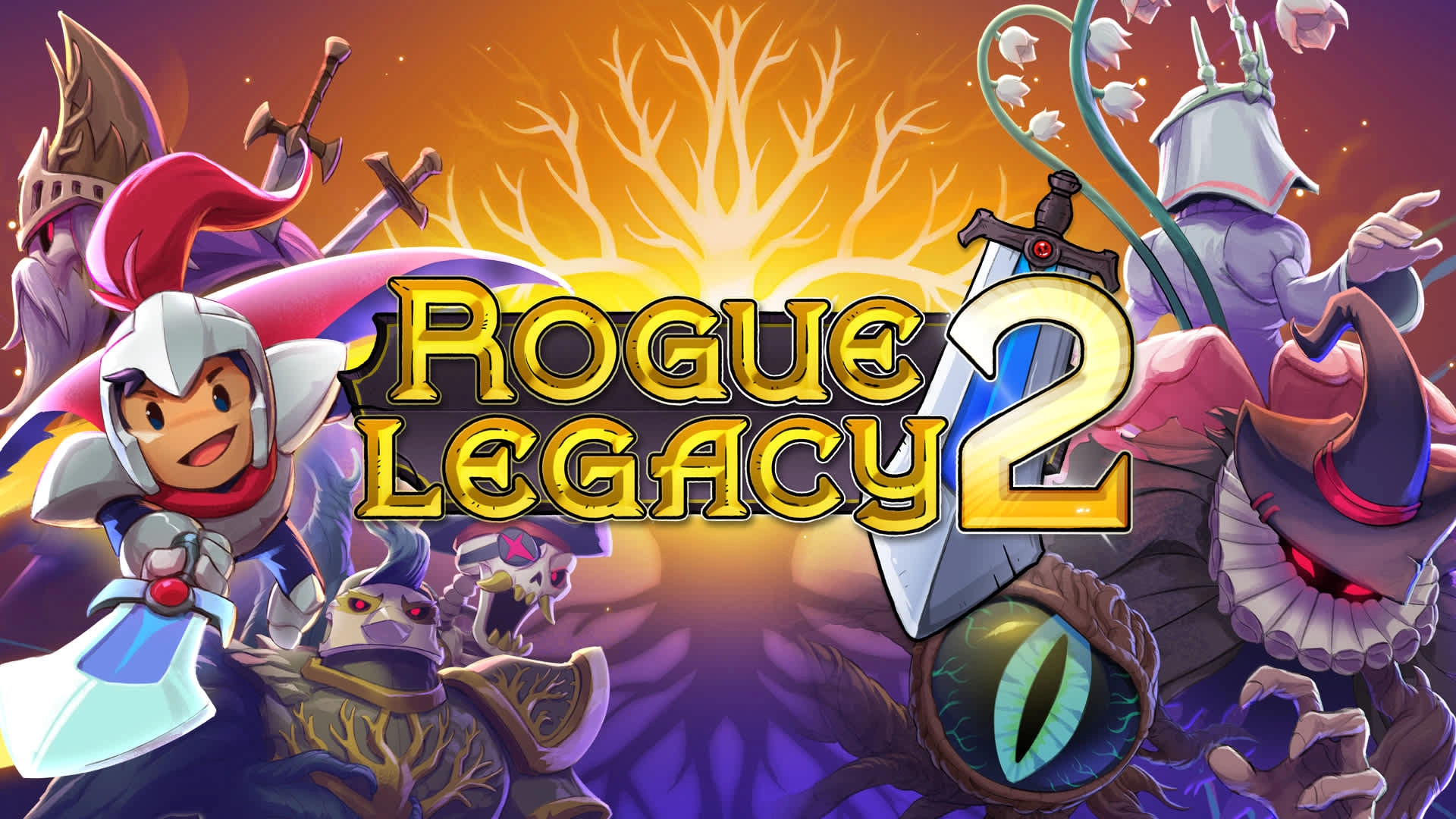 Rogue Legacy 2 promotional image showcasing vibrant graphics and characters, highlighting available Nintendo Switch games ...