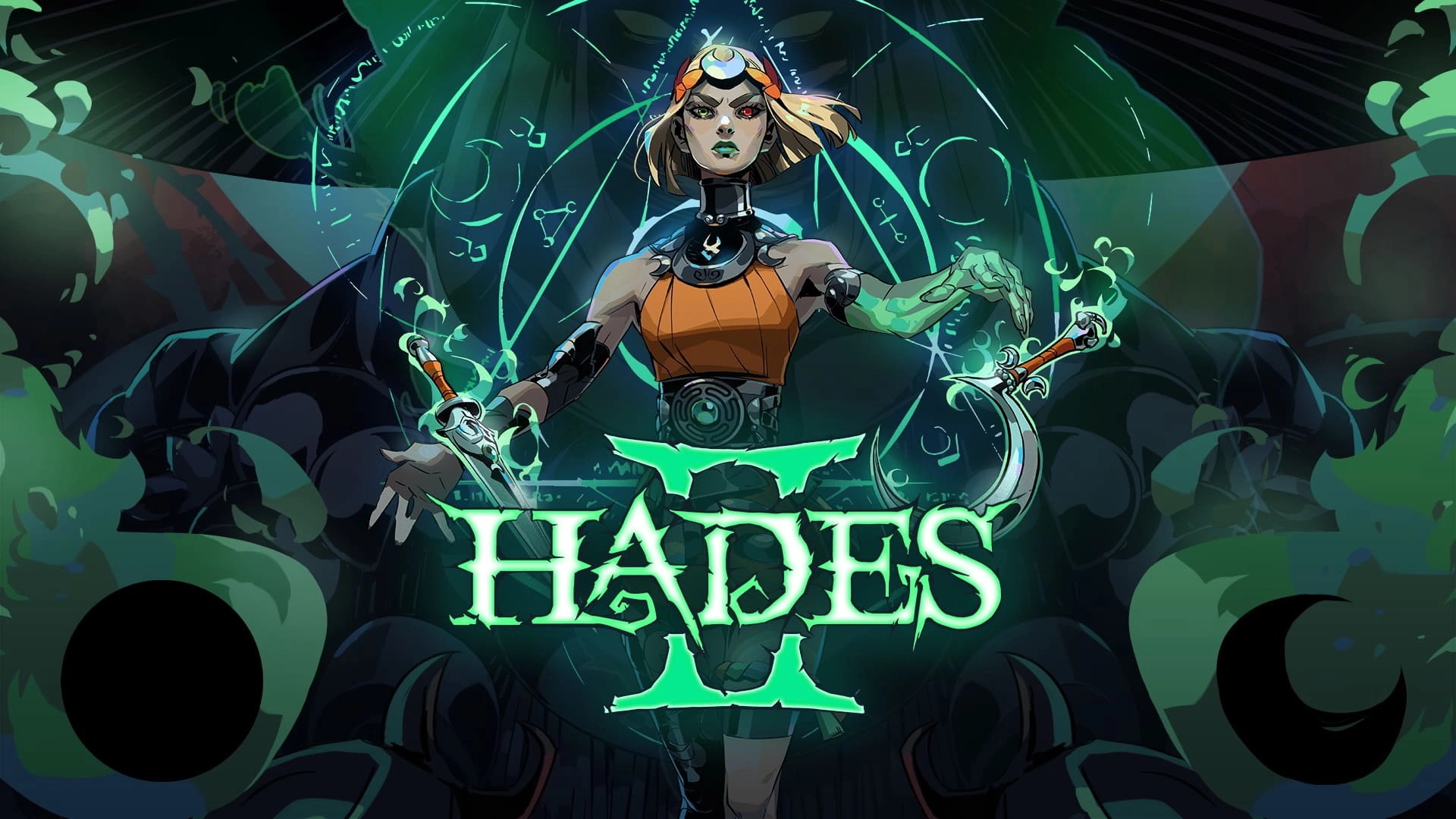 Character from Hades II showcasing vibrant graphics and supernatural elements, perfect for gamers under $30.
