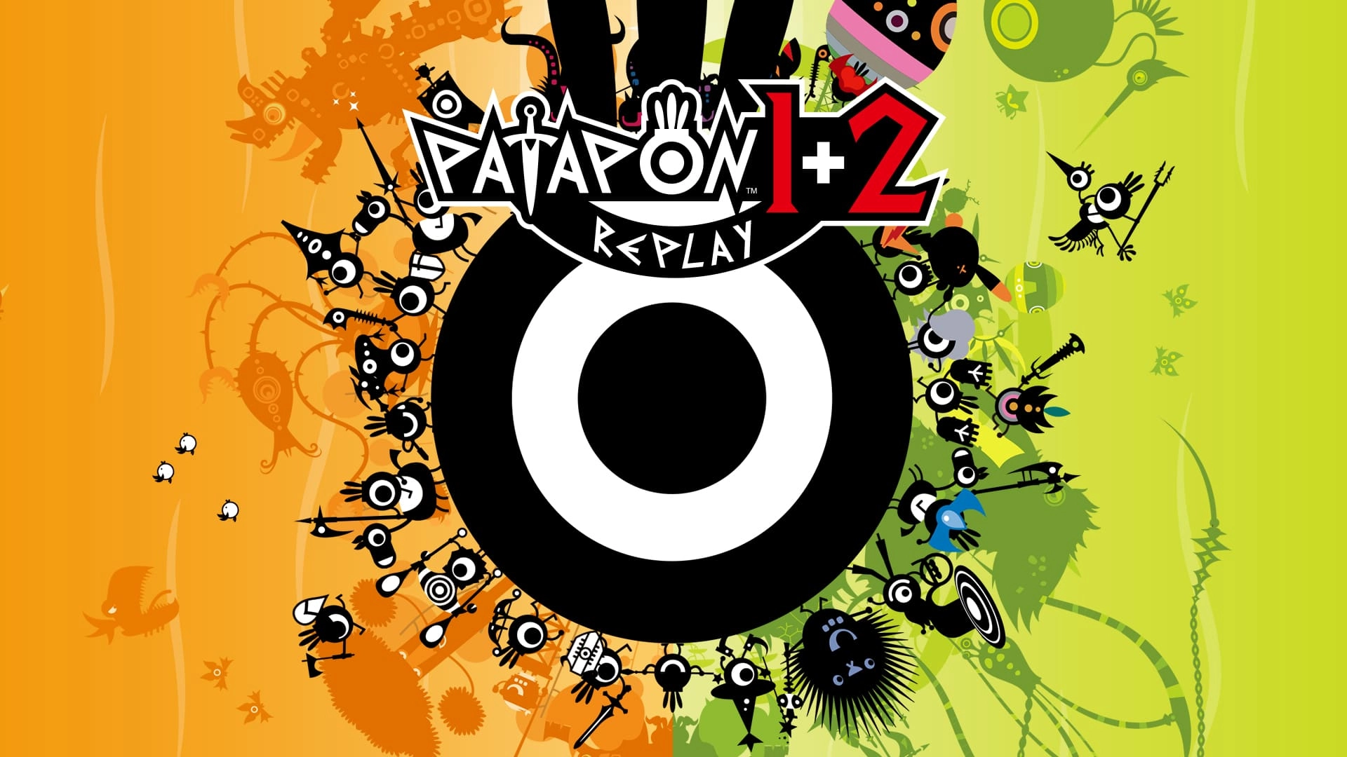 Colorful Patapon 1+2 game art featuring vibrant characters, perfect for under $30 game recommendations on Nintendo Switch.