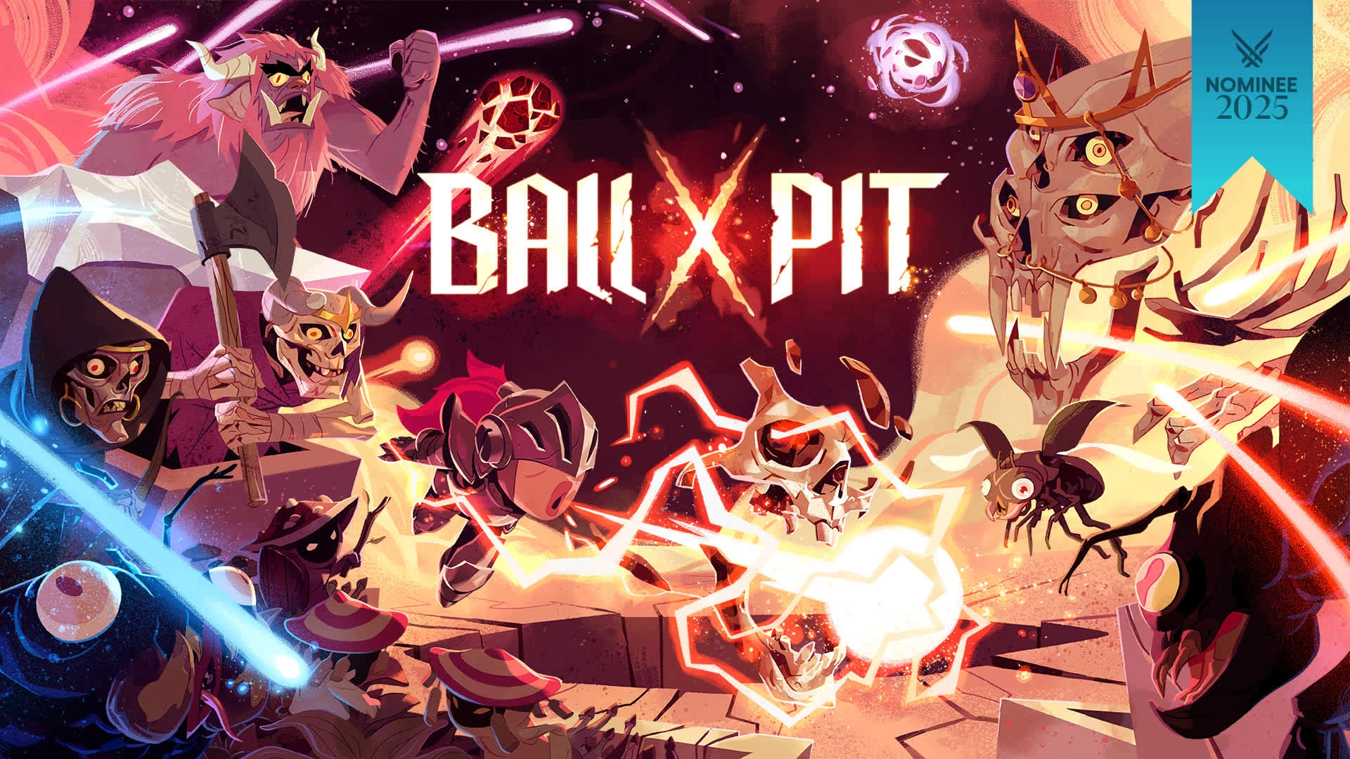 Ball x Pit game cover featuring dynamic artwork; perfect for gamers seeking affordable options on Nintendo Switch.