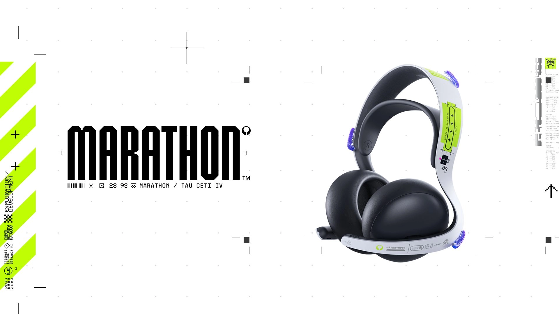 Marathon Limited Edition Pulse Elite wireless headset with futuristic design and vibrant accents
