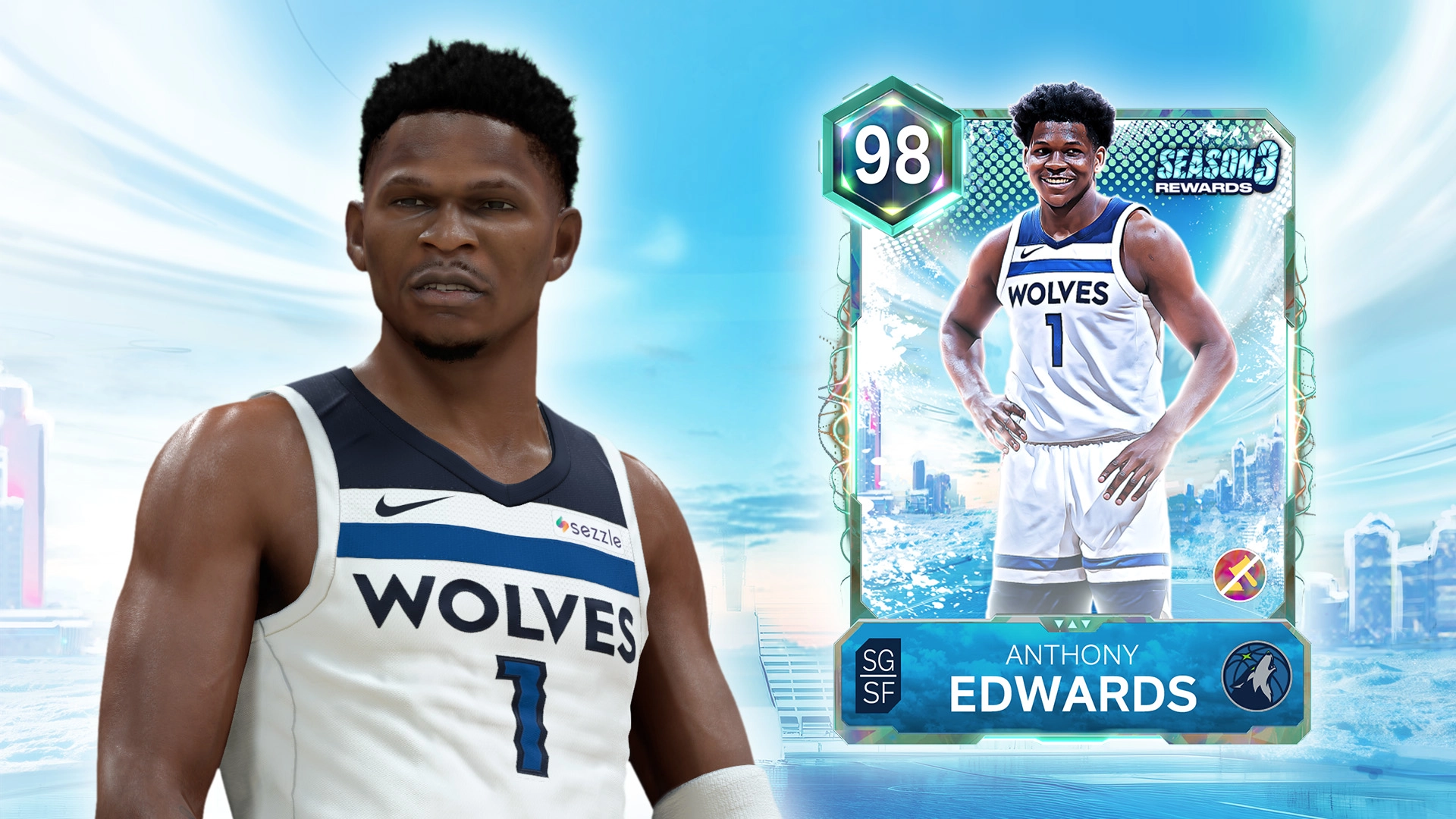 Detroit Pistons star Cade Cunningham in NBA 2K26 Season 3, showcasing elite playmaking skills