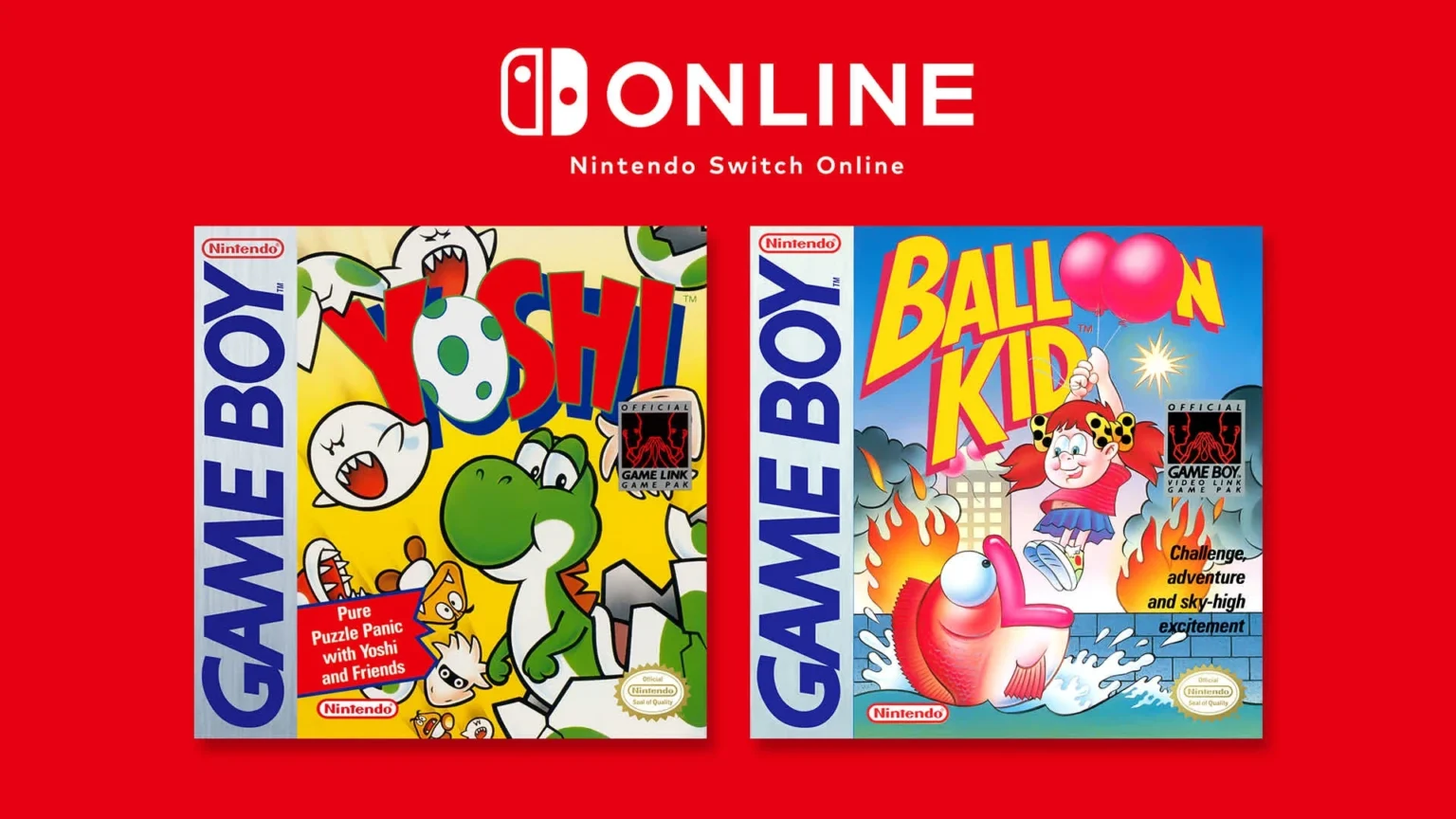Game Boy Update Brings Yoshi and Balloon Kid to Switch Online