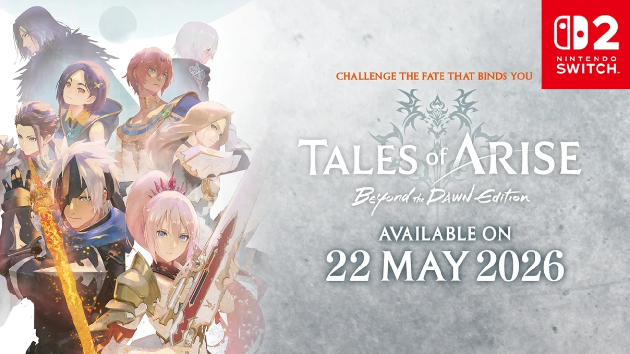 Tales of Arise Lands on Nintendo Switch 2 This May with Beyond the Dawn