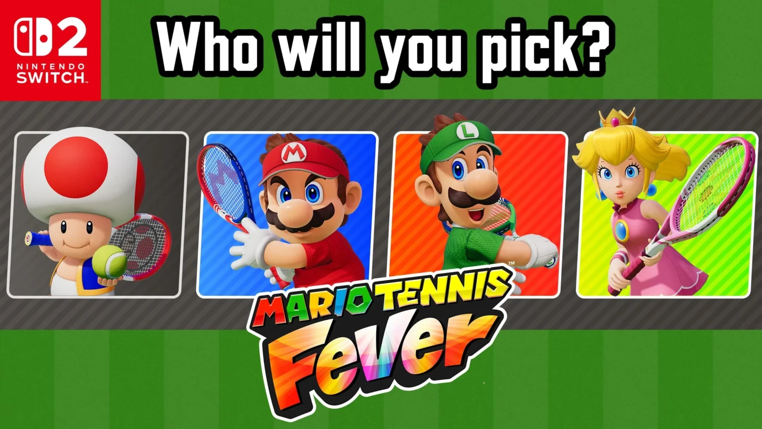 Mario Tennis Fever Serves up Its Full Lineup Ahead of February 12